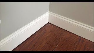 How To Cut Perfect Baseboard Inside Corners [upl. by Hunfredo]