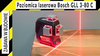 Poziomica laserowa Bosch GLL 380 C [upl. by Rennane724]