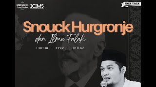 Snouck Hurgronje dan Ilmu Falak [upl. by Saiasi]