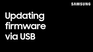 How to manually update the firmware on your Samsung TV  Samsung US [upl. by Celestina842]