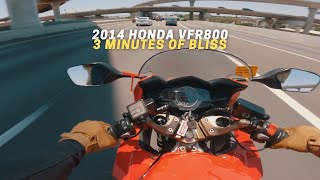 Honda VFR800F V4 VTEC  Pure Sound Full Exhaust  3 Minutes of Bliss 4K [upl. by Renferd]