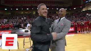 Jay Williams drills halfcourt shot after Patriots Danny Amendola misses  ESPN [upl. by Traggat]