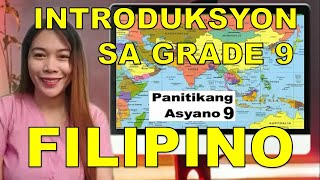 INTRODUKSYON SA PANITIKANG ASYANO 9  FILIPINO GR9 [upl. by Esilehc]