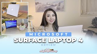 Microsoft Surface Laptop 4 Review  Angelagetaway [upl. by Bee]