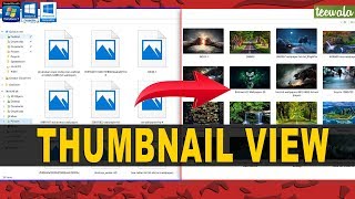 How to Enable Thumbnail View for Files in Windows PC  all files are shown as icons [upl. by Munro]