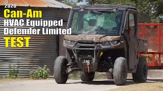 2020 Can Am Defender Limited HD10 Test Review [upl. by Aztin]