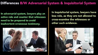 Difference BW Adversarial System amp Inquisitorial System [upl. by Altaf]