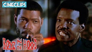 Furious Confronts Police Officer  Boyz N The Hood  CineStream [upl. by Fosdick664]