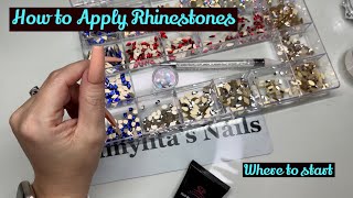 Beginners Guide to Applying Rhinestones [upl. by Roumell]