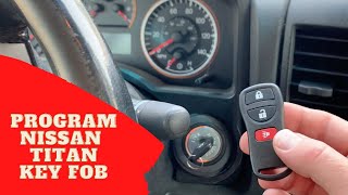 How to Program Nissan Key Fob Remote [upl. by Femmine386]