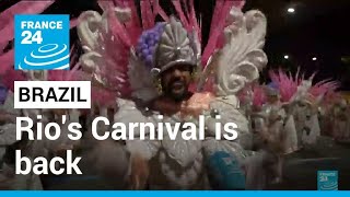 Brazil Rios Carnival parade is back • FRANCE 24 English [upl. by Ogirdor]