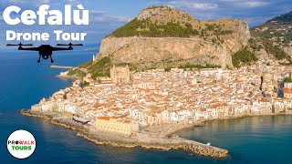 Cefalù Sicily Drone Tour 4K [upl. by Stortz482]