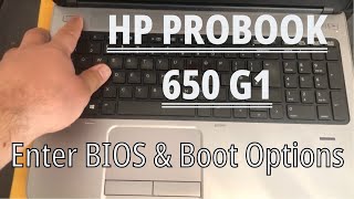 HP Probook 650 G1 ∆ How To Enter Bios Configuration Settings amp Boot Options ∆USB Boot Key [upl. by Nenad705]