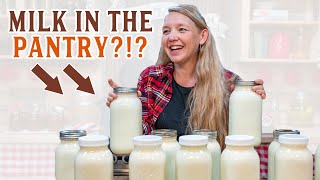 What I Do with TOO MUCH Raw MILK Preserve Your Dairy for WINTER [upl. by Htebazile]