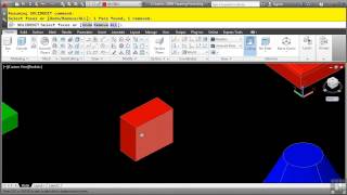 AutoCAD 3D Tutorial  Tapering Faces [upl. by Cira]