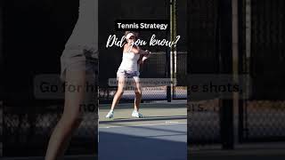 Play smart  Tennis Strategy 🎾💭 Part 1 [upl. by Asilad]