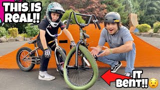 Walmart Game Of Bike GONE WRONG Caiden VS Kaden [upl. by Neerhtak]