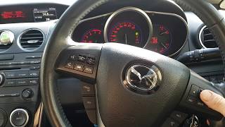 Mazda CX7 20062012 How to Reset Service Light Reminder [upl. by Umont]