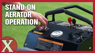 Exmark StandOn Aerator Operating Fundamentals [upl. by Iliam]