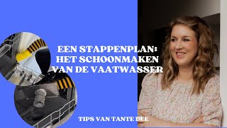 Een STAPPENPLAN voor het SCHOONMAKEN van de VAATWASSER [upl. by Gemina710]