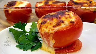 🔴 Tomates Rellenos ponga un Huevo en un Tomate te sorprenderás💥 Receta Viral [upl. by Reagan]