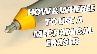 How And Where Do I Use A Mechanical Eraser Review Refill Battery [upl. by Cirri]