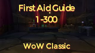 WoW ClassicFirst Aid Guide 1300  Heavy Mageweave Bandage [upl. by Aubrey422]