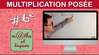 Poser une multiplication  Sixième [upl. by Ellenad991]