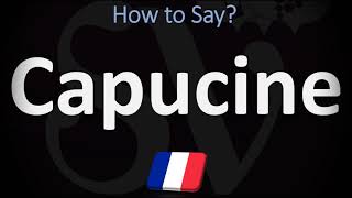 How to Pronounce Capucine  French Names Pronunciation Guide [upl. by Colfin743]