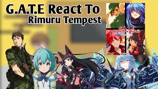 GATE React to Rimuru Tempest  Spacial Au  CrossOver  Wattpad AU  Part 12 [upl. by Wylie]