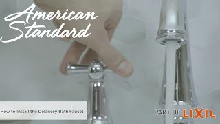 How to Install the Delancey Widespread Bathroom Faucet [upl. by Danice721]