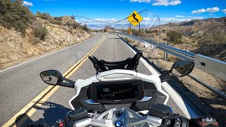 2022 BMW K 1600 GT  POV Test Ride [upl. by Wasson]