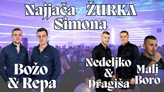 Najjača žurka  Božo i Repa  Nedeljko i Dragiša  Mali Boro  SIMONA 08112024 CEO KONCERT [upl. by Elletsyrc236]