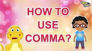 How To Use Comma In English Sentences  English Grammar For Kids  Roving Genius [upl. by Bayer]