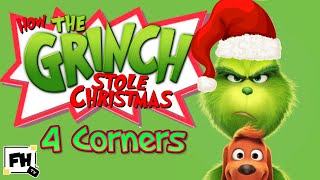 The Grinch Christmas Four Corners Fitness Challenge  Family Workout Dr Seuss [upl. by Yhprum]