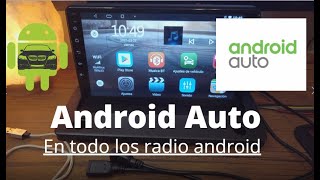 Android Auto en cual quier radio android [upl. by Aivekal]