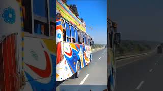 Waraich tayara vs waraich Express overtak check karo 😲 coachbus tourism automobile expressbus [upl. by Charmane]