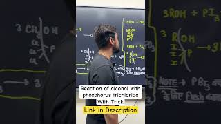 1 min  Reaction of alcohol with phosphorus trichloride  ashish singh lectures [upl. by Netfa]