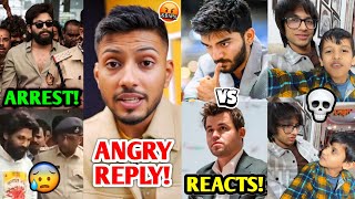 Tech Burner ANGRY REPLY to CONTROVERSY 😡 Allu Arjun ARRESTED Gukesh Vs Magnus Sourav Joshi BB [upl. by Akenal667]