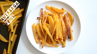 How To Make Rutabaga Fries  Healthy Low Calorie Alternative To French Fries and Sweet Potato Fries [upl. by Ailil437]