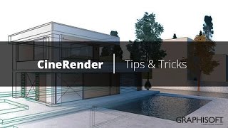 CineRender  Tips amp Tricks  ARCHICAD [upl. by Bail]