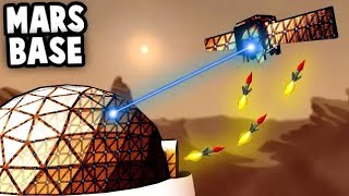 SPACE FORT BATTLE  Top SECRET Mission to Mars Forts Multiplayer Gameplay [upl. by Nikita]