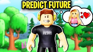 I Can Predict The Future In Roblox Brookhaven 😎😮 [upl. by Brookes]