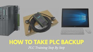 Siemens PLC backup procedure  PLC Training Step by Step [upl. by Kries615]