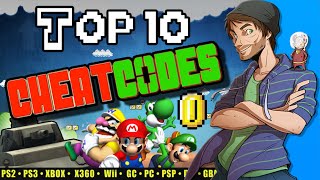 Top 10 Cheat Codes in Video Games  Spacehamster [upl. by Timi219]