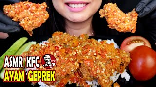 ASMR KFC AYAM GEPREK PEDAS MAMPUS LEVEL 50 🔥🔥 ASMR INDONESIA [upl. by Gone]