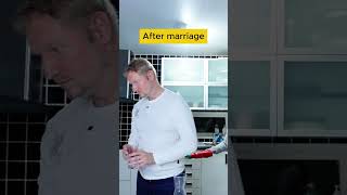 Before and after marriage  BASED ON TRUE EVENTS 😆 marriedlife funny comedy marriedlifecomedy [upl. by Cobb]