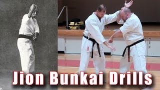 Practical Kata Bunkai Jion Bunkai and Drills [upl. by Kohn]