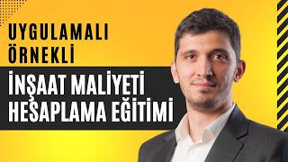 2024 Detaylı İnşaat Maliyet Hesaplama Uygulamalı  Örnekli inşaathesabı inşaatmaliyeti inşaat [upl. by Elreath]