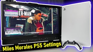 Miles Morales PS5 HDR Analysis  Best Settings Adjustable to 10000 Nits But Should You [upl. by Aimo]